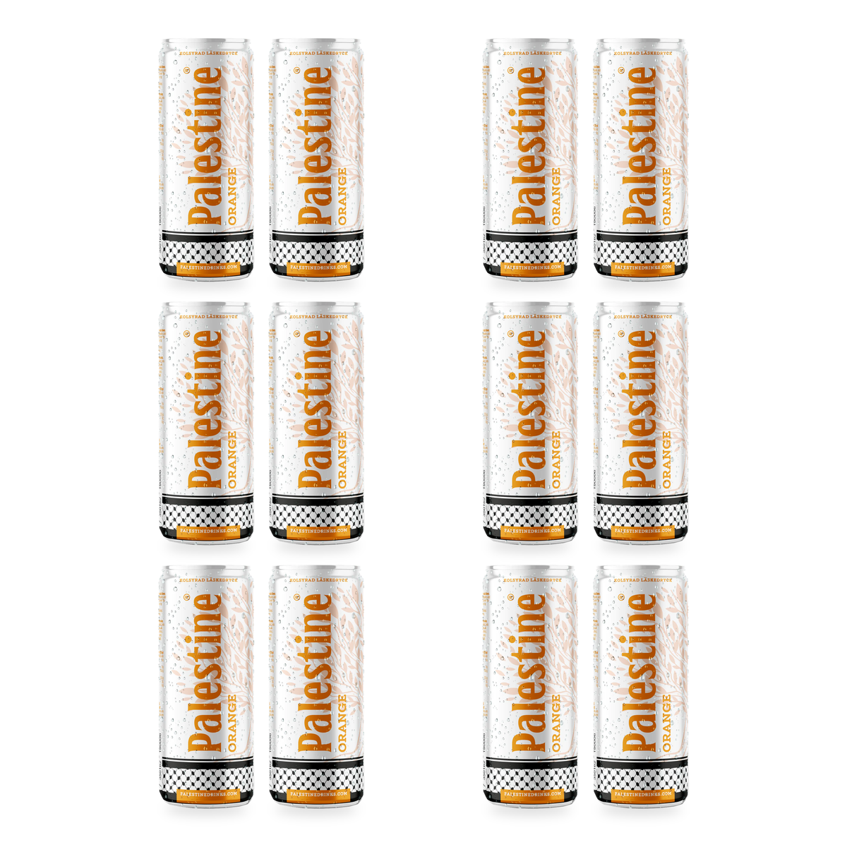 Palestine Orange 330 ml – Lot de 12 canettes