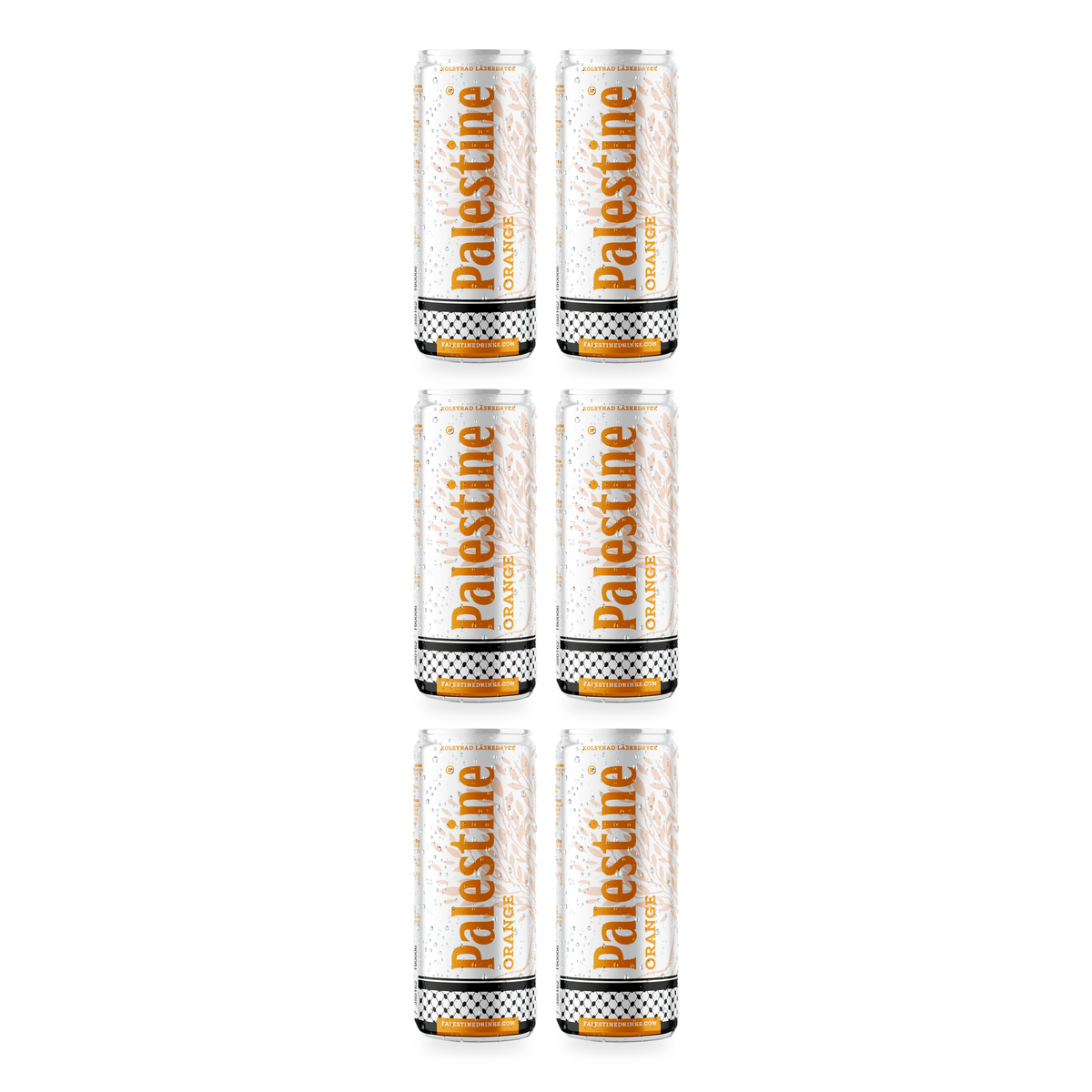 Palestine Orange 330 ml – Lot de 6 canettes