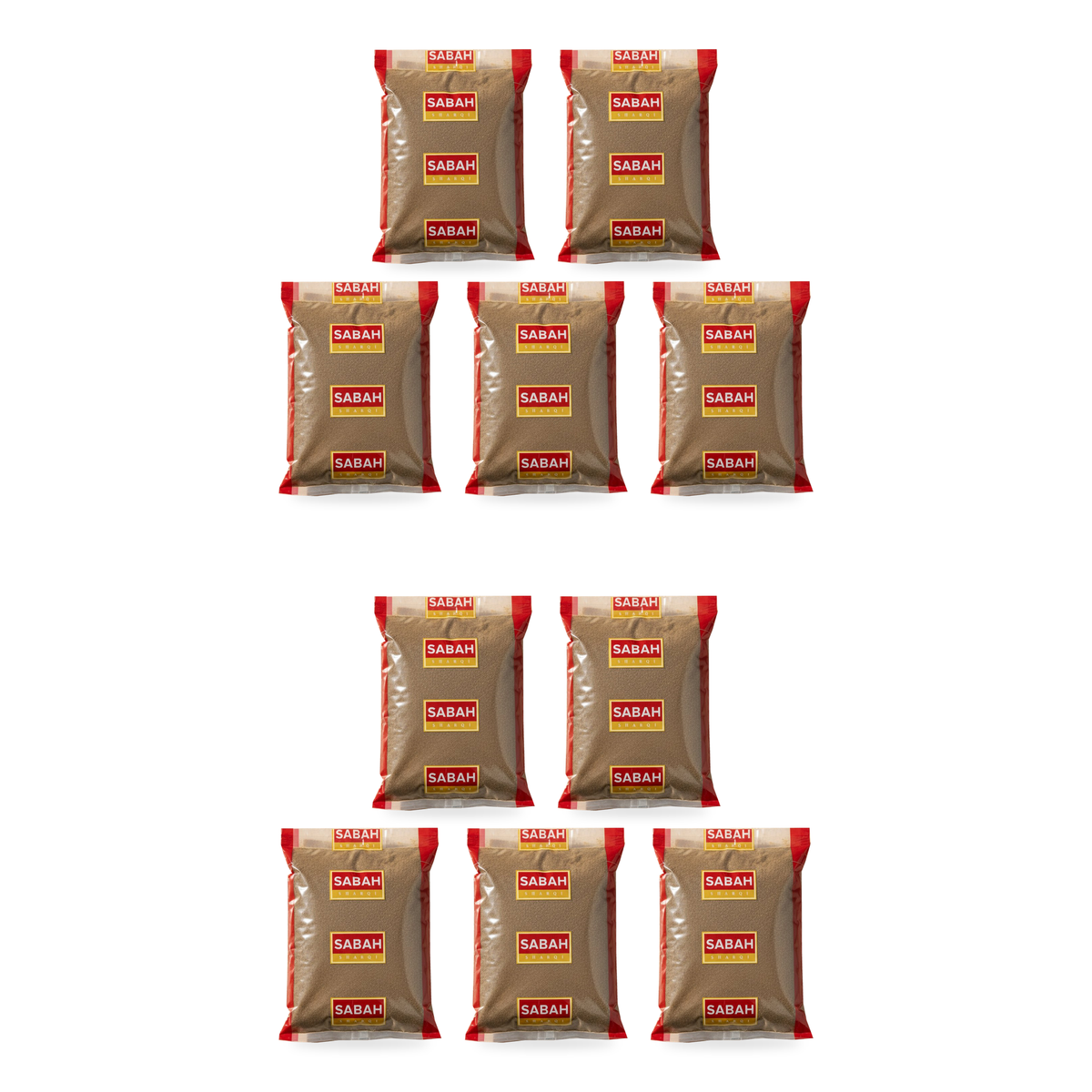 Poivre noir moulu Sabah 500 g – Lot de 10 sachets