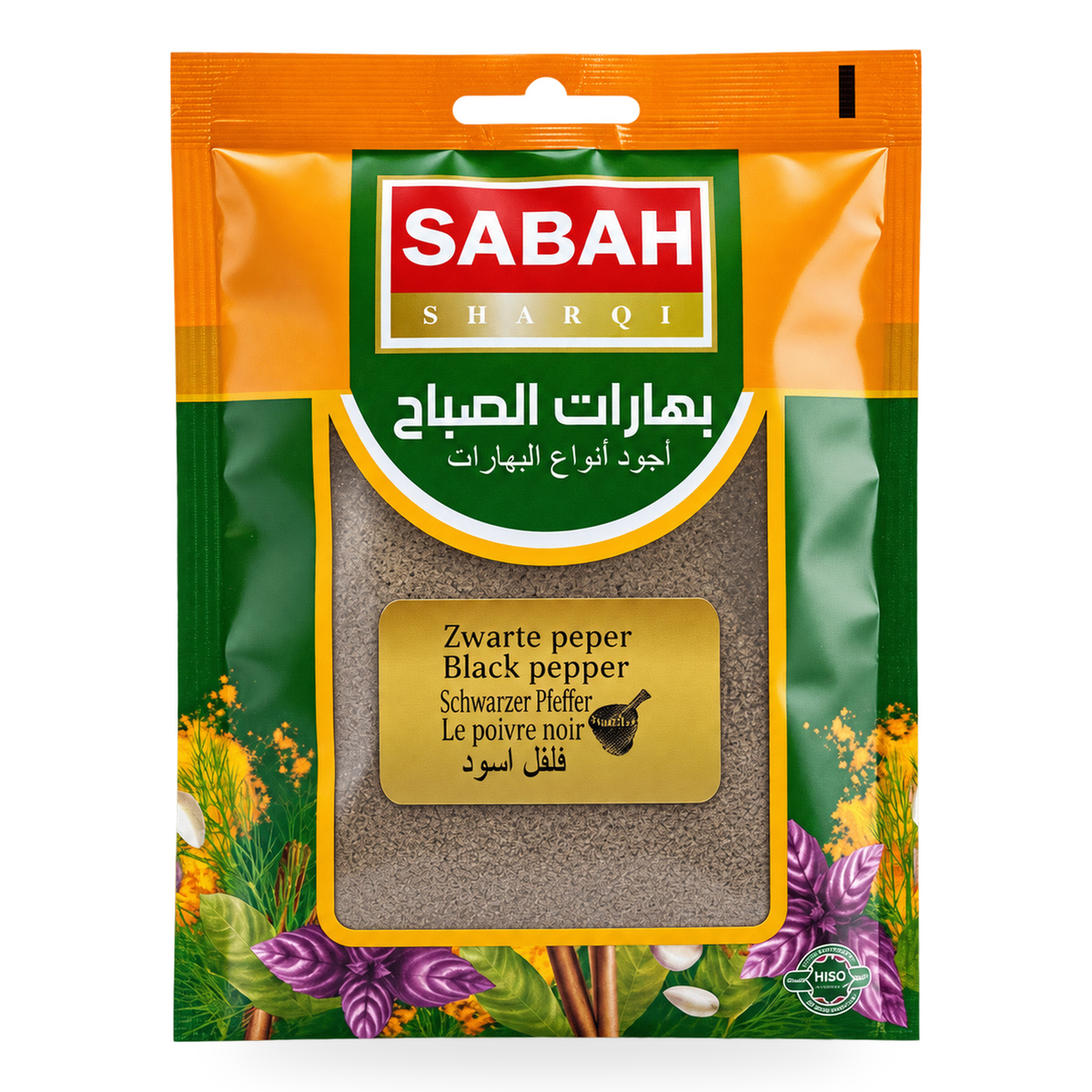 Poivre noir moulu Sabah 50 g – 1 sachet