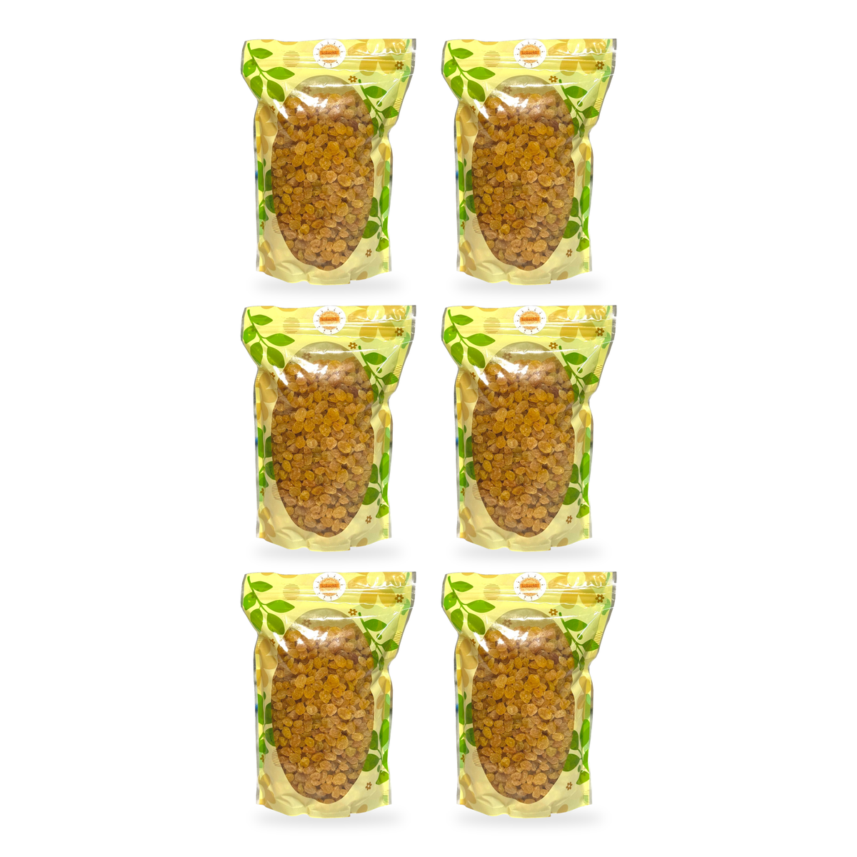 Raisins secs jaunes Golden AAA 500 g - lot de 6 sachets