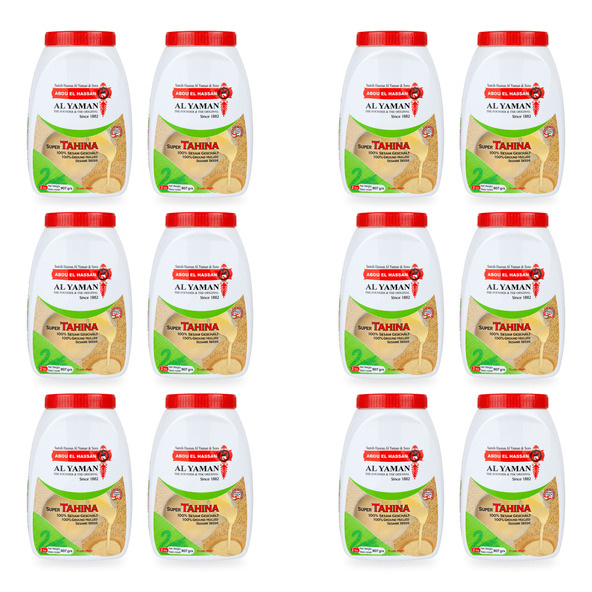 Tahini Al Yaman 907 g – lot de 12 pots