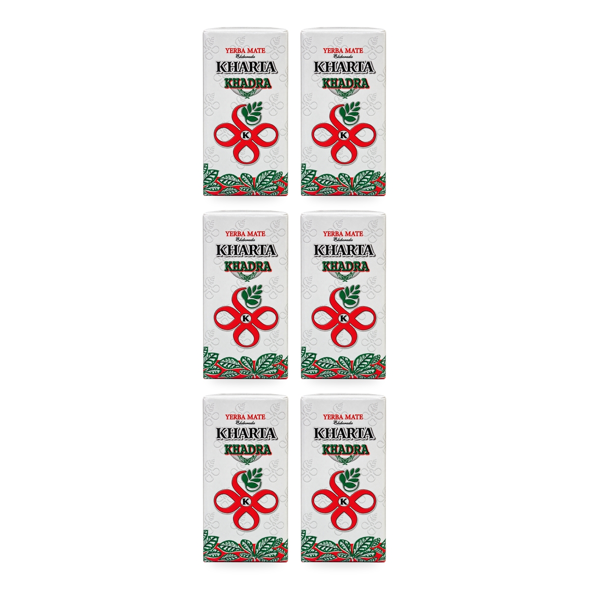 Yerba Maté Kharta Khadra 250 g, vue de face – lot de 6 paquets