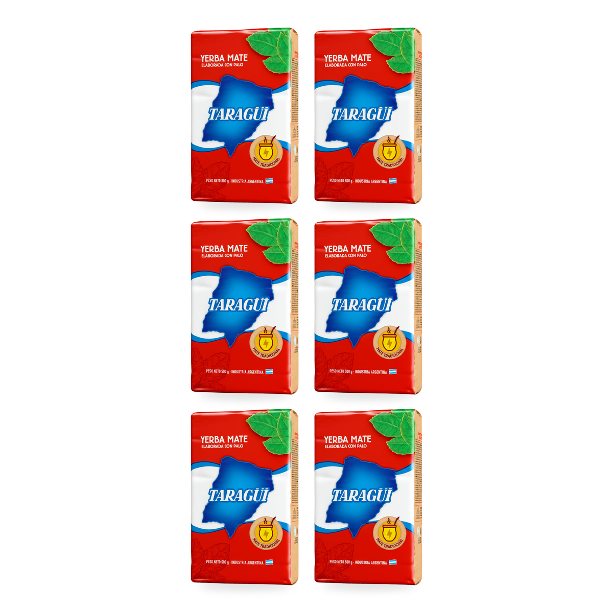 Yerba maté Taragüi 500 g – lot de 6 paquets