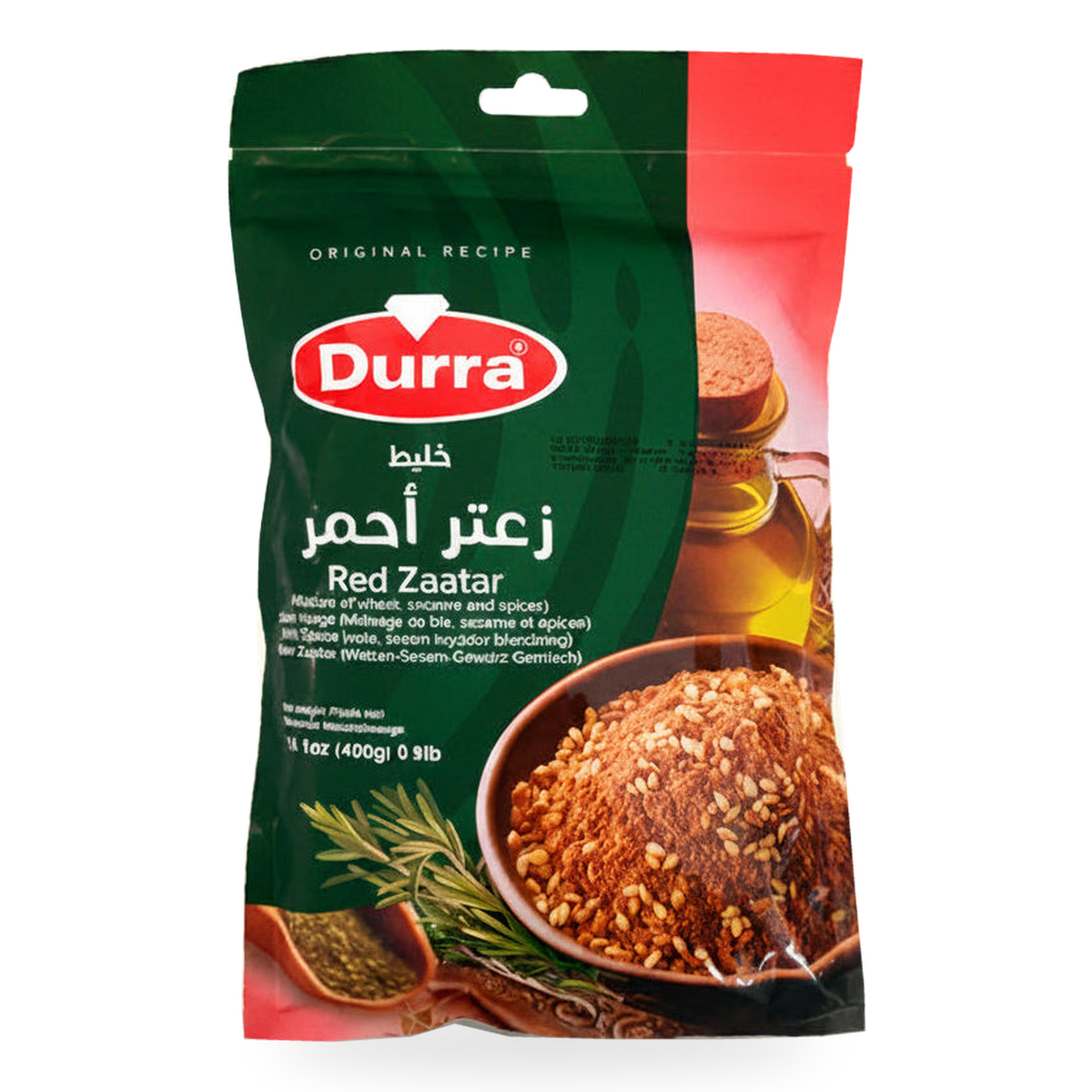 Zaatar rouge Durra 400 g - 1 sachet