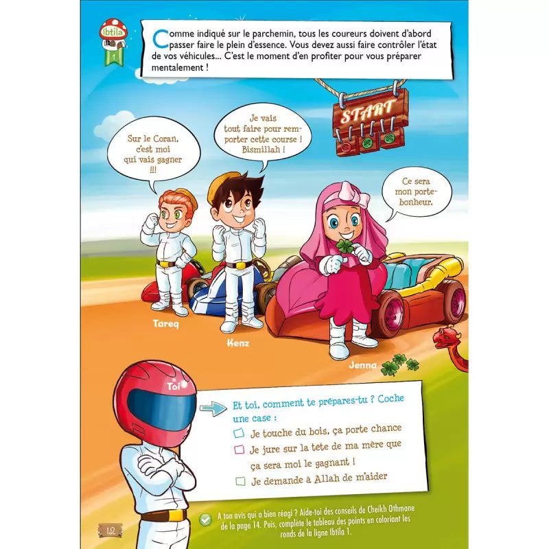 La Grande Course vers le Paradis – Bande dessinée & jeux éducatifs - à partir de 7 ans - KokechliSana