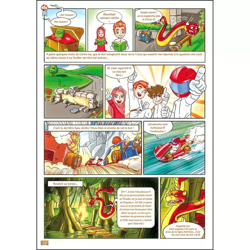 La Grande Course vers le Paradis – Bande dessinée & jeux éducatifs - à partir de 7 ans - KokechliSana