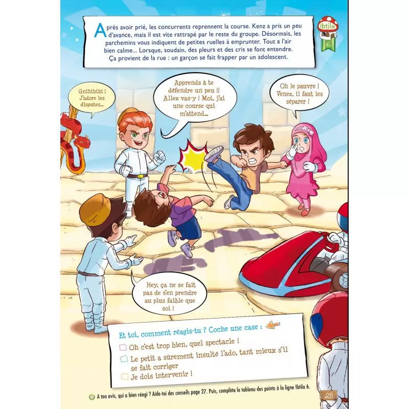 La Grande Course vers le Paradis – Bande dessinée & jeux éducatifs - à partir de 7 ans - KokechliSana