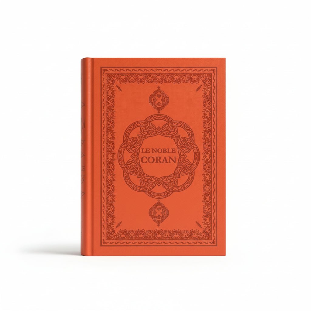 Le Noble Coran – Arabe / Français / Phonétique Couleur orange foncé – Taille moyenne – Format poche - KokechliMaison d'Ennour