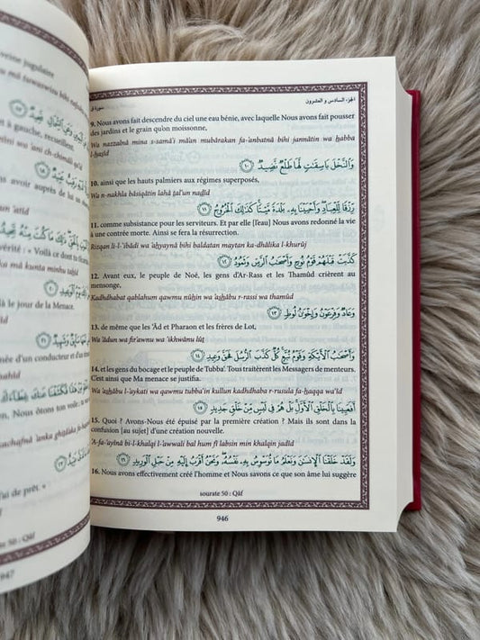 Le Noble Coran – Arabe / Français / Phonétique Couleur verte – Taille moyenne – Format poche - KokechliMaison d'Ennour