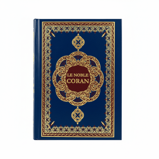 Le Noble Coran ( Français - Arabe - Phonétique ) bleu marine - Kokechli Ma boutique