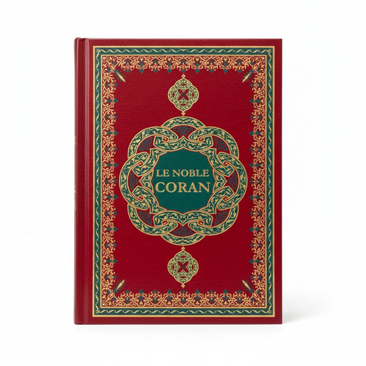 Le Noble Coran Français - Arabe - Phonétique rouge bourdeau - Kokechli Ma boutique