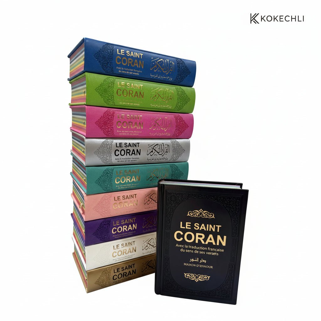 Le Saint Coran arabe/français – Édition arc - en - ciel (10 couleurs) – Couverture rigide - Kokechli Maison d'Ennour