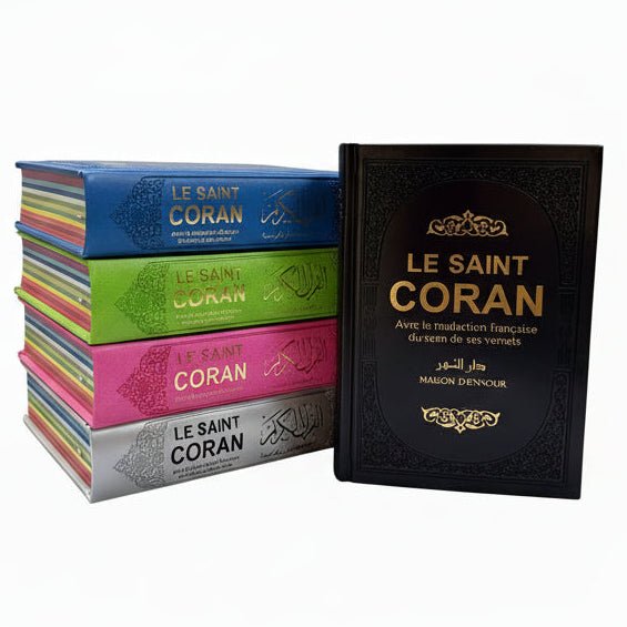 Le Saint Coran arabe/français – Édition arc - en - ciel (10 couleurs) – Couverture rigide - Kokechli Maison d'Ennour