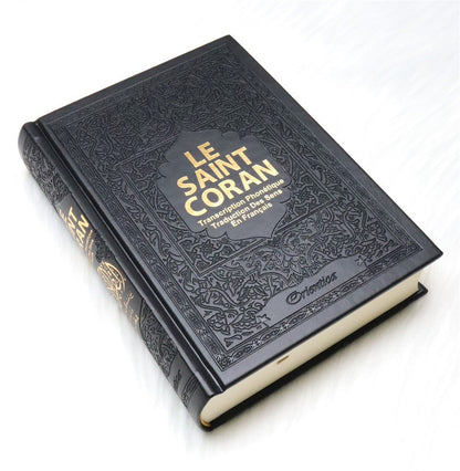 Le Saint Coran - Couverture Daim - Français - Arabe - Phonétique 14*20 cm - Kokechli Ma boutique