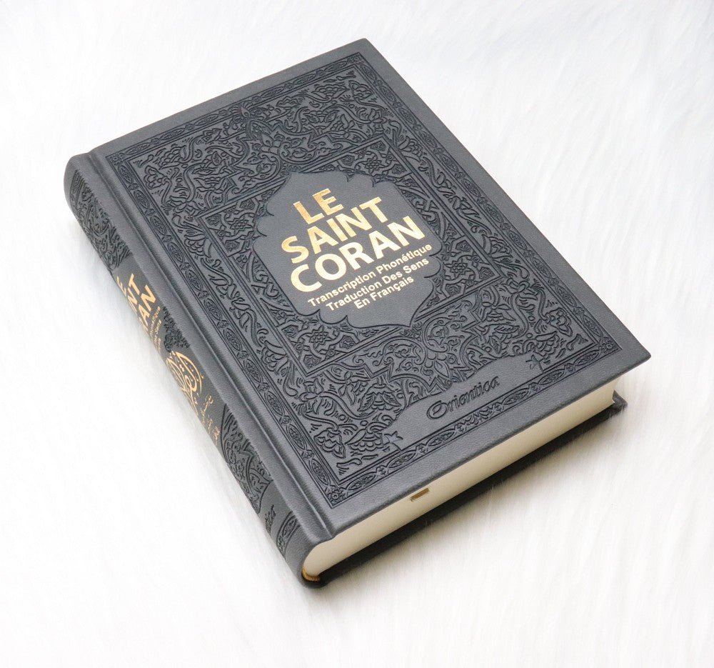 Le Saint Coran - Couverture Daim - Français - Arabe - Phonétique 14*20 cm - Kokechli Ma boutique