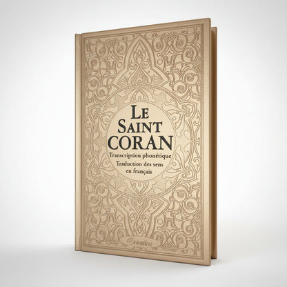 Le Saint Coran - Couverture Daim - Français - Arabe - Phonétique 14*20 cm - Kokechli Ma boutique
