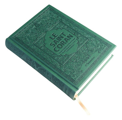 Le Saint Coran - Couverture Daim - Français - Arabe - Phonétique 14*20 cm - Kokechli Ma boutique