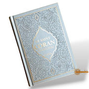 Le Saint Coran en Arabe - Français - Phonétique - couverture argentée (Plusieurs tailles) - Grand - 24×17 cm