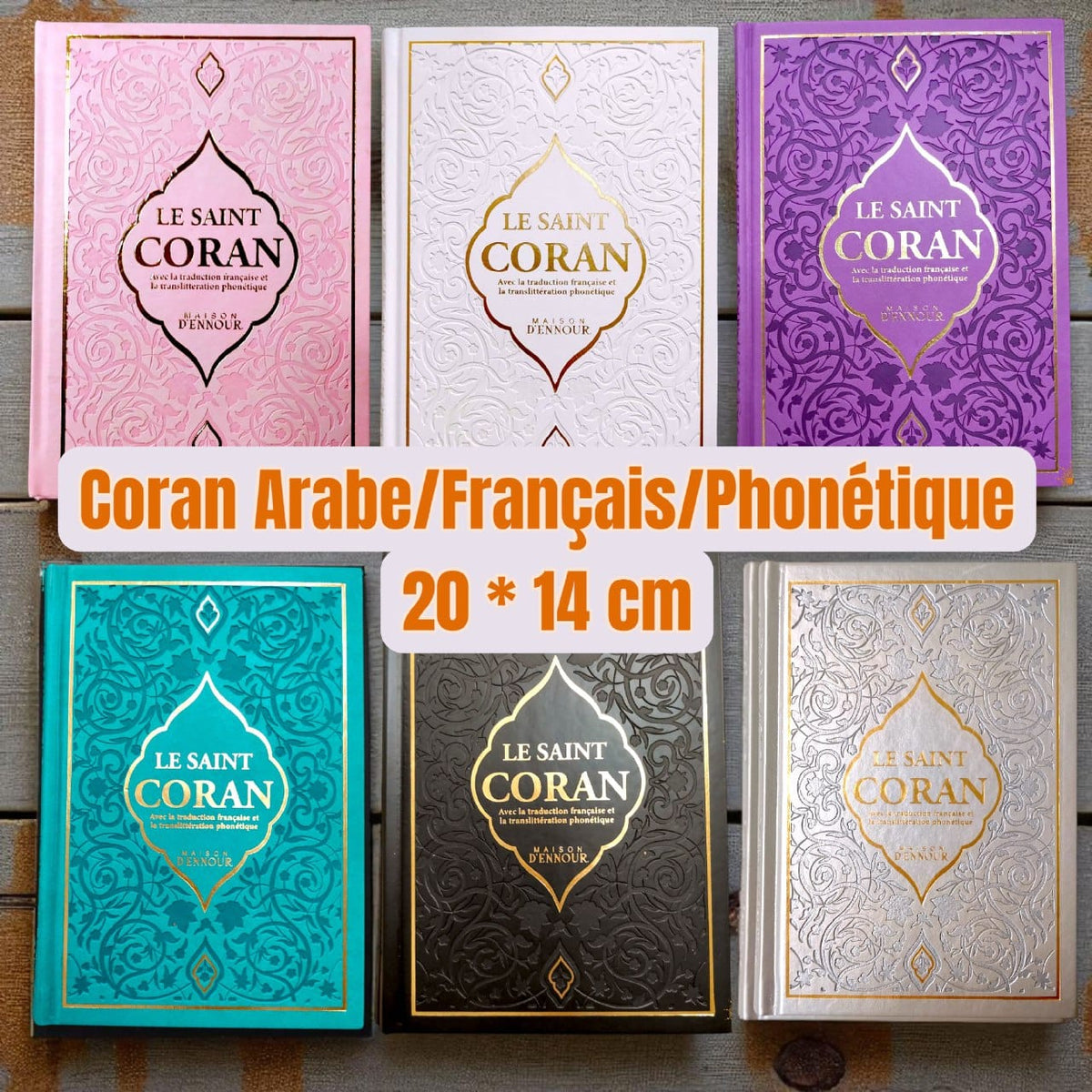 le saint coran couverture daim francais arabe phonetique 1420 cmma boutiquekokechli 5815870