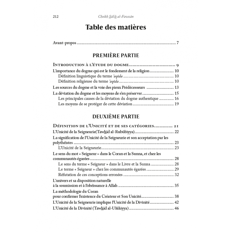 Le Tawhîd : tout savoir sur le dogme du monothéisme – Sâlih ibn Fawzân – Éditions al Hadith - KokechliAl Hadîth