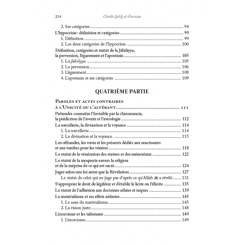 Le Tawhîd : tout savoir sur le dogme du monothéisme – Sâlih ibn Fawzân – Éditions al Hadith - KokechliAl Hadîth
