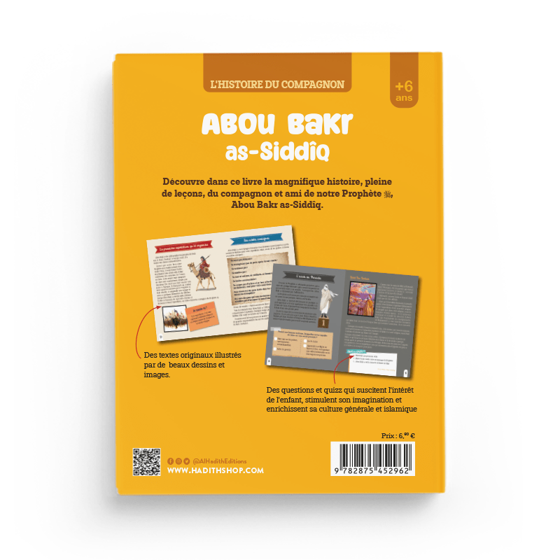 L’histoire du compagnon Abou Bakr As - Siddiq – Éditions Al - Hadîth - Kokechli Al Hadîth