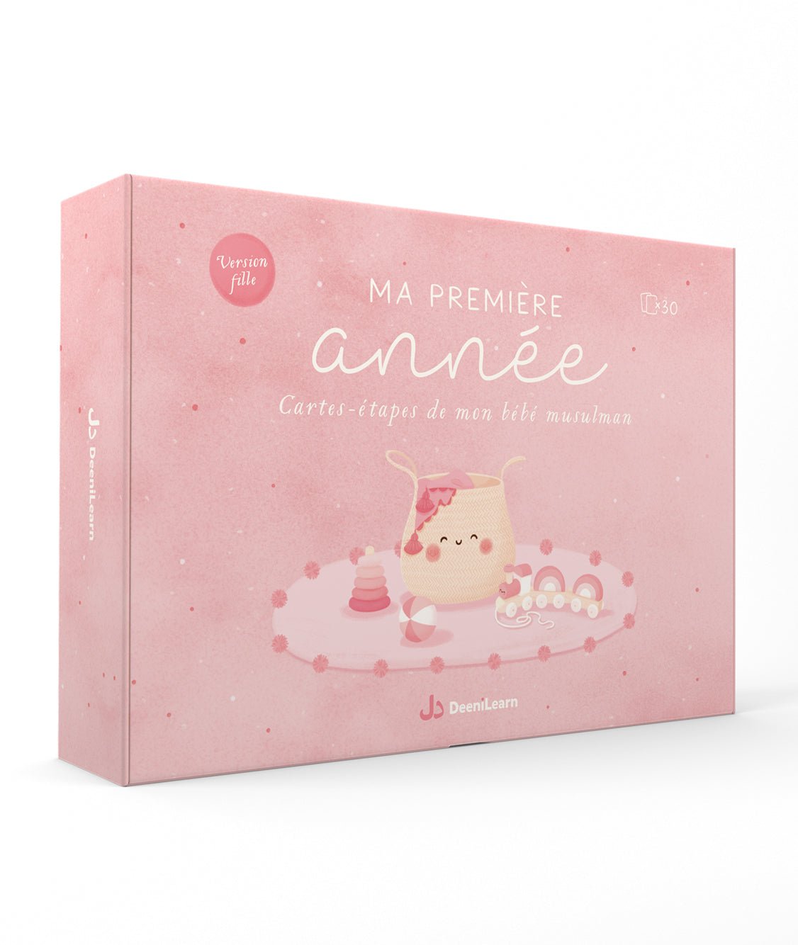 Ma première année - Cartes - étapes de mon bébé musulman (version fille) | DeeniLearn - Kokechli DeeniLearn