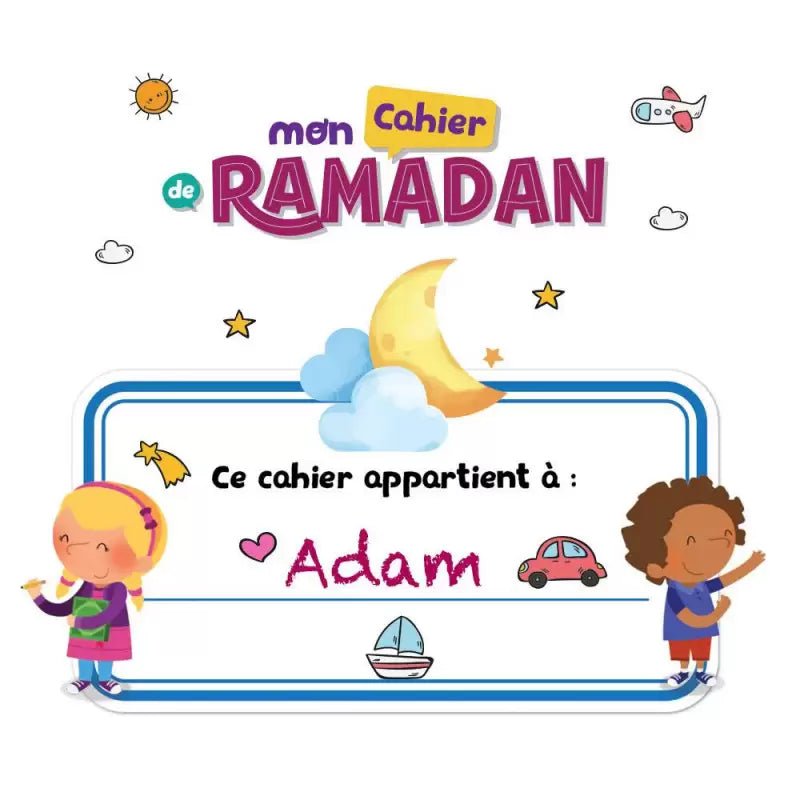 Mon cahier de Ramadan (Pour les maternelles +4 ans) – Learning Roots - KokechliSana