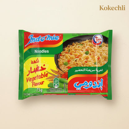Pack 5 x 75 g Indomie Nouilles instantanées Végétarien – Vegetable Flavour - Kokechli Al baraka