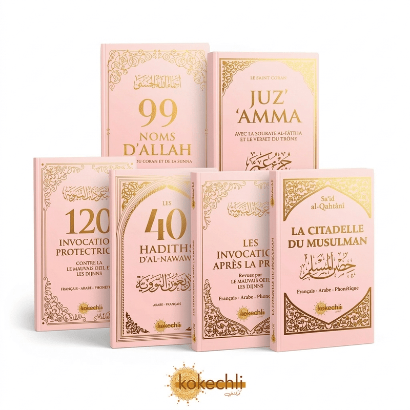Pack cadeau  - petits livres spirituels - Rose - 6 livres