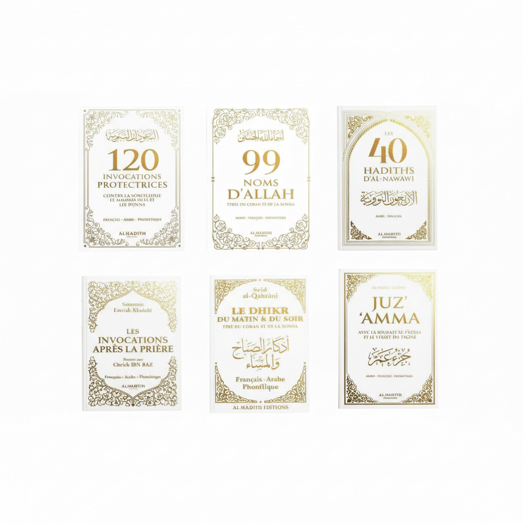 Pack Ramadan blanc - 6 petits livres spirituels - Kokechli Kokechli