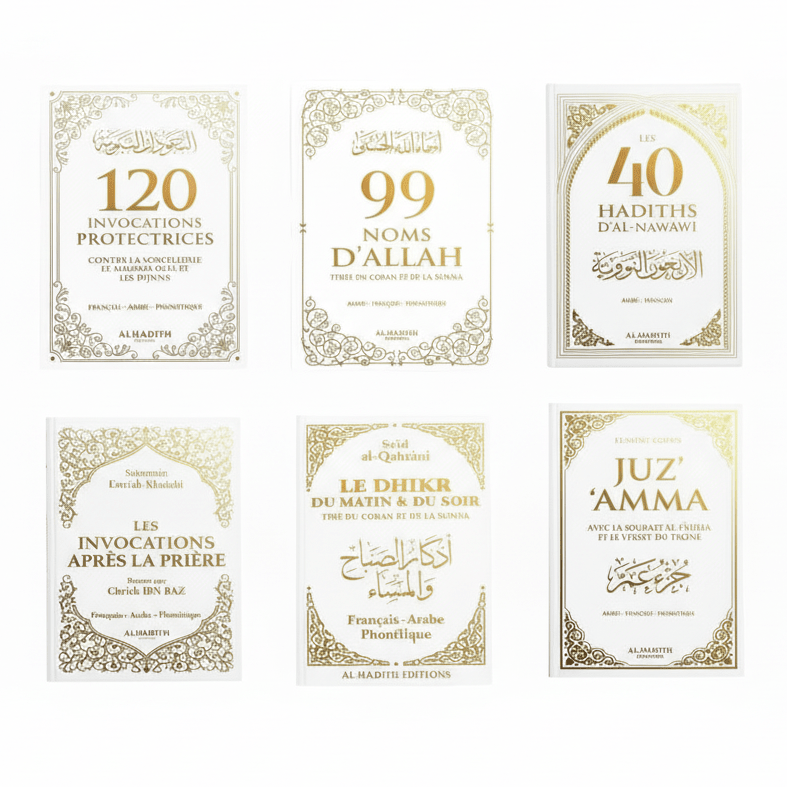 Pack Ramadan blanc - 6 petits livres spirituels - Kokechli Kokechli