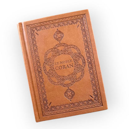 Le Noble Coran ( arabe / français / phonétique ) couleur marron - taille moyenne - format poche