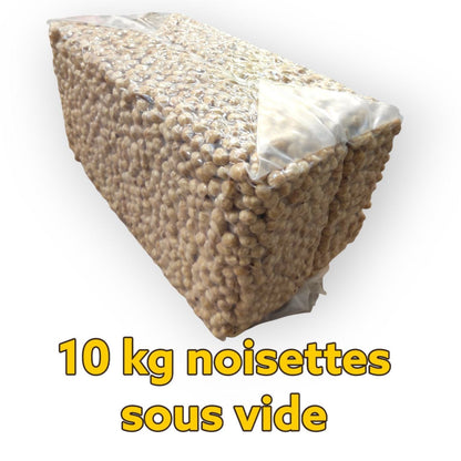Noisettes blanchies torréfiées – carton sous vide 10 kg - Excellente qualité