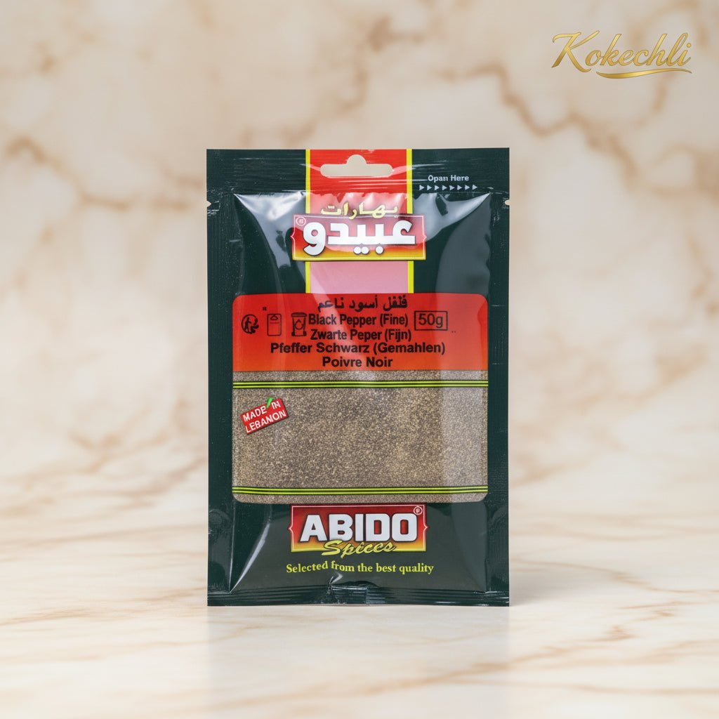 Poivre noir moulu fin - فلفل أسود مطحون - Kokechli Kokechli