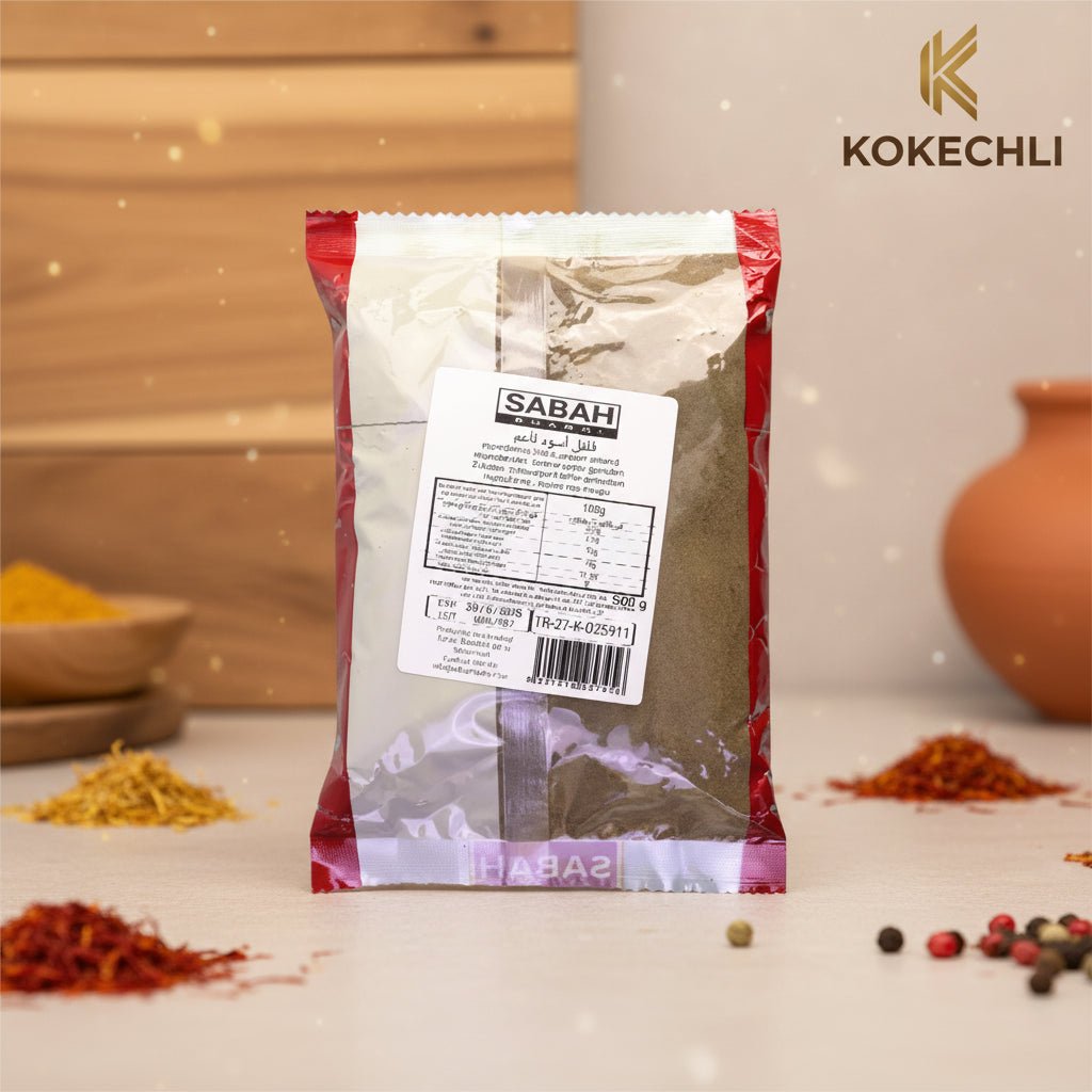 Poivre noir moulu fin - فلفل أسود مطحون - Kokechli Kokechli