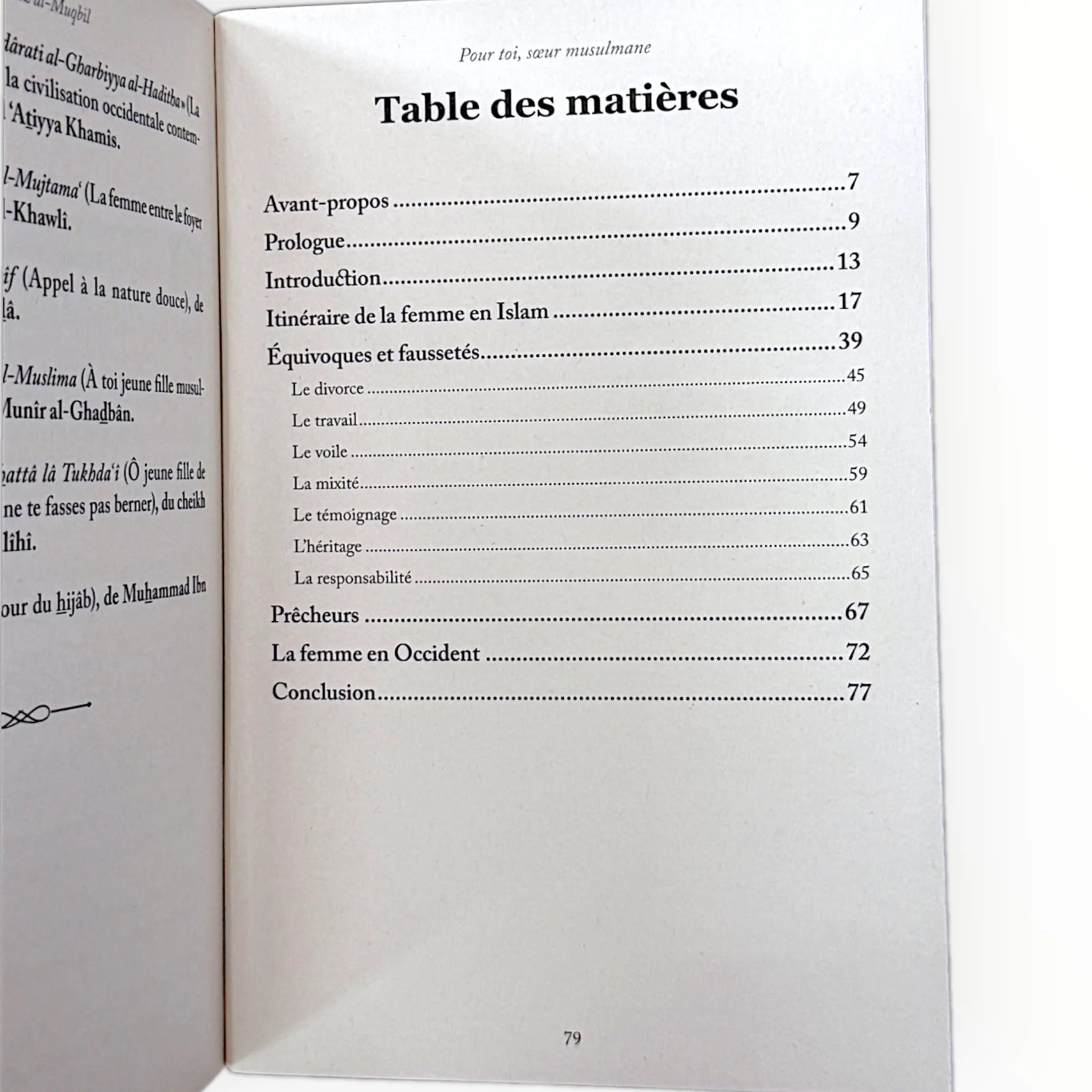 Pour toi sœur musulmane – d'apres Abd al - Aziz Al - Muqbil - KokechliAl Hadîth