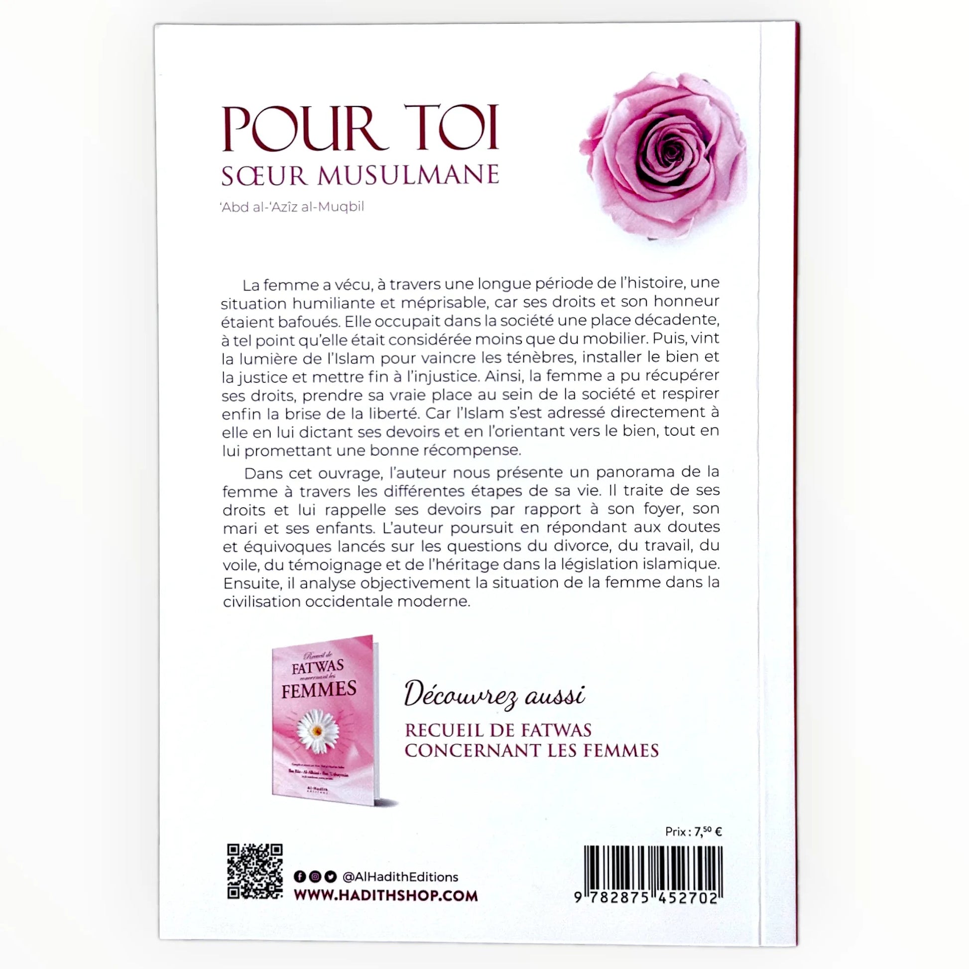 Pour toi sœur musulmane – d'apres Abd al - Aziz Al - Muqbil - KokechliAl Hadîth