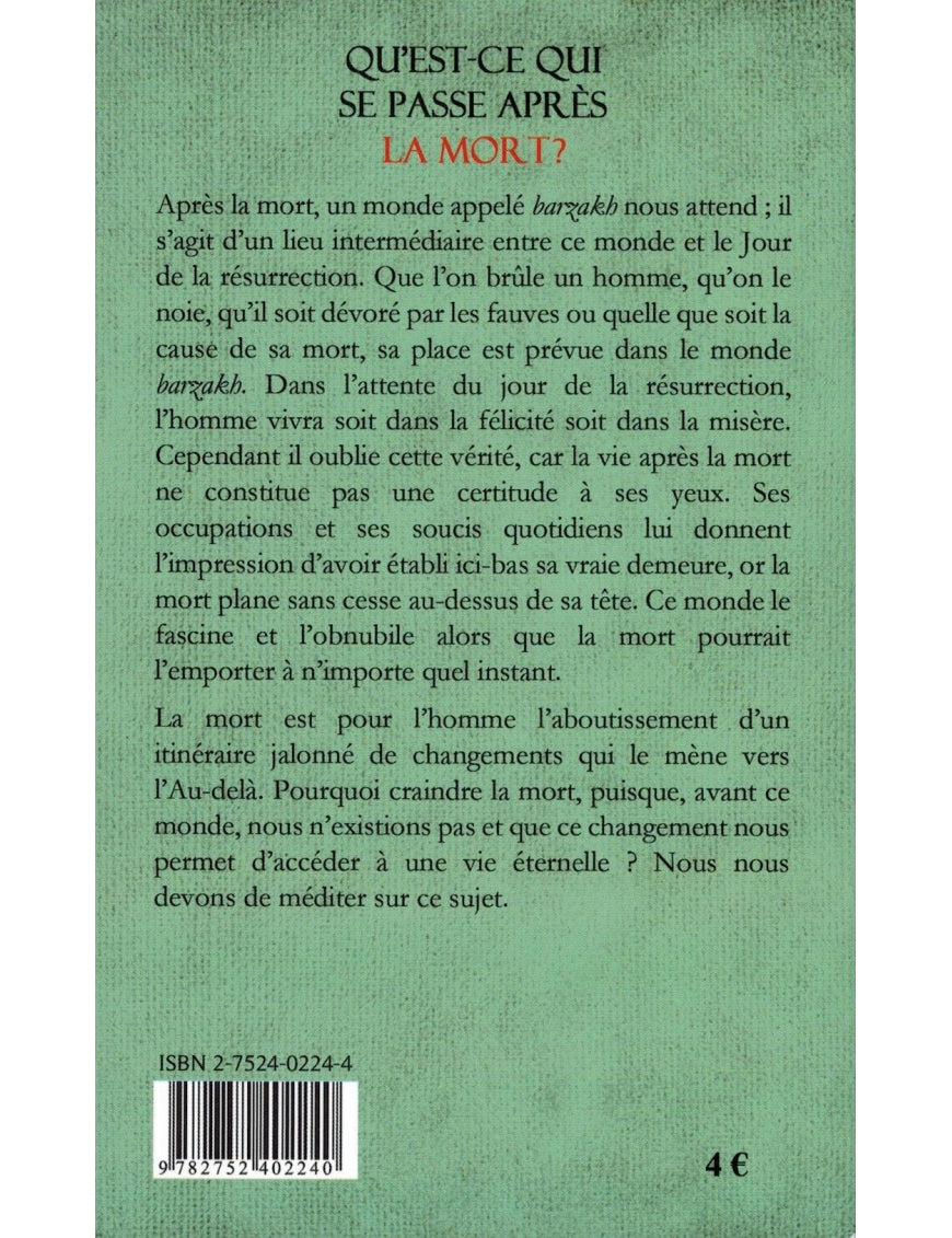Qu’est-ce qui se passe après la Mort ? – Shaykh Rafî’uddîn - Maison d’Ennour
