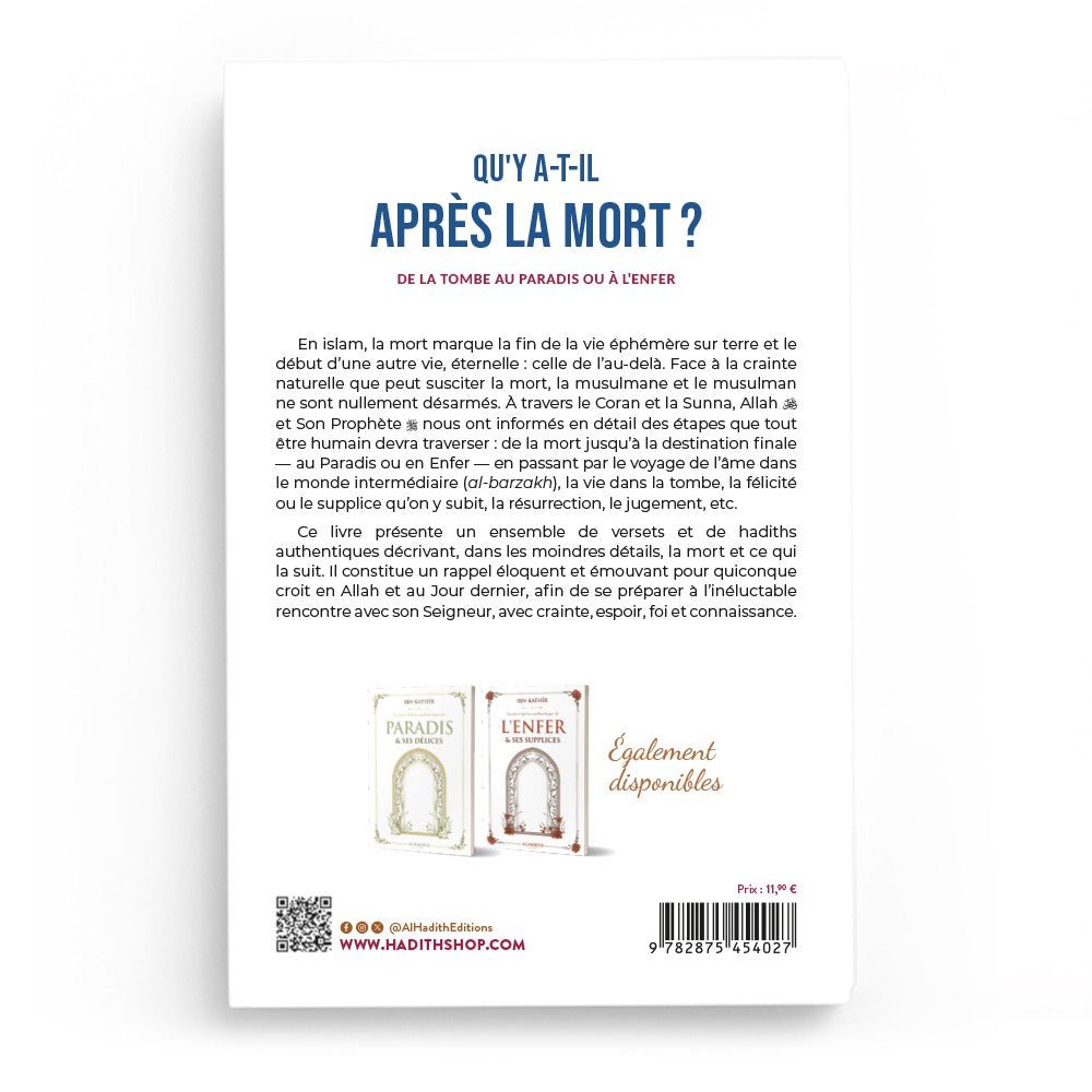 Qu’y a - t - il après la mort ? De la tombe au paradis ou à l’enfer – Husayn al - ‘Awâysha | Éditions Al - Hadith - Kokechli Al Hadîth