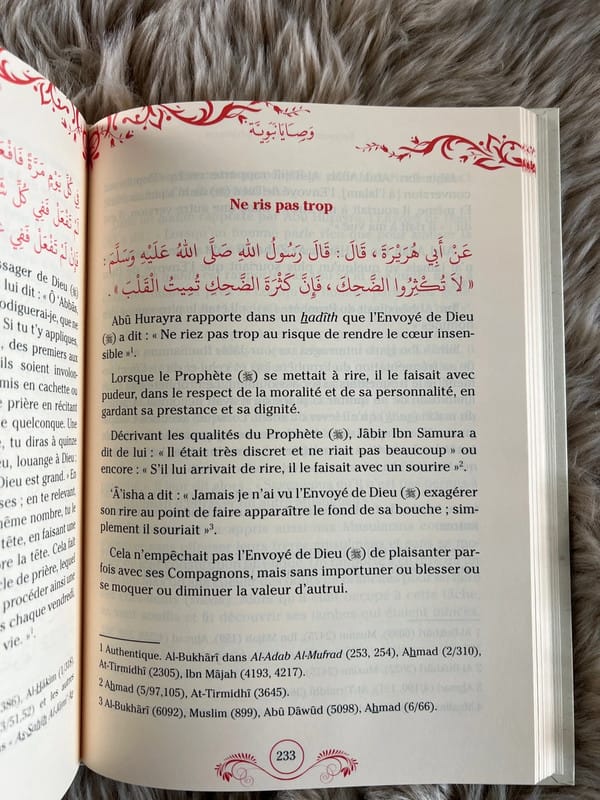 Recommandations prophétiques - Maison d'Ennour - KokechliMaison d'Ennour
