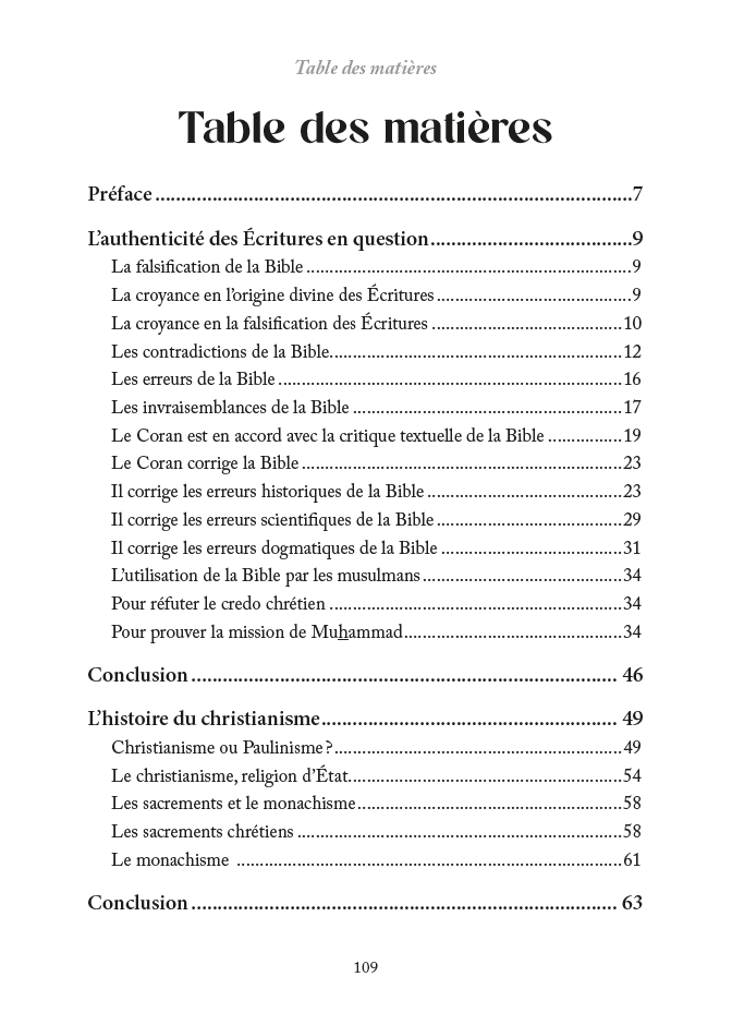 Regard musulman sur le christianisme – Rachid Maach – Éditions Al - Hadîth - Kokechli Al Hadîth
