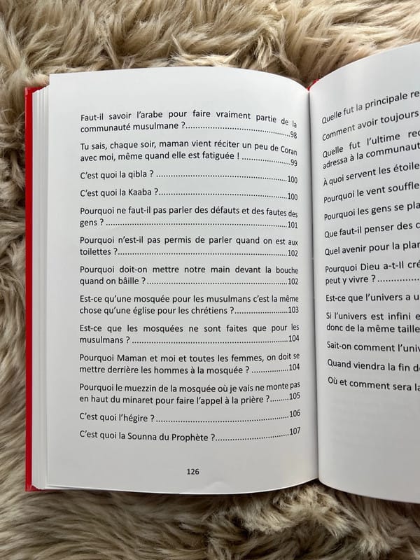 Réponses à des questions d’enfants - Yacoub Roty Maison d'ennour - KokechliMa boutique