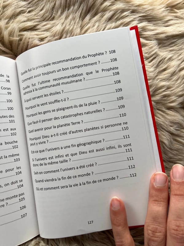 Réponses à des questions d’enfants - Yacoub Roty Maison d'ennour - KokechliMa boutique