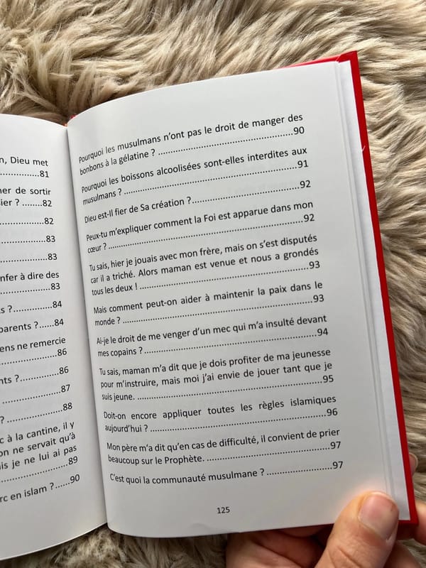 Réponses à des questions d’enfants - Yacoub Roty Maison d'ennour - KokechliMa boutique