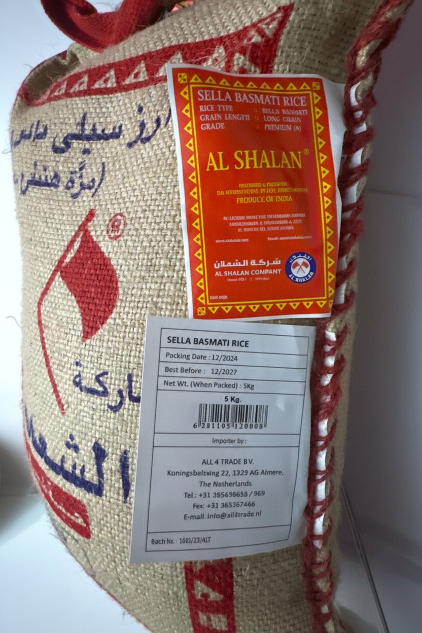 Riz long Sella Basmati Shaalan 5 kg - Kokechli Al baraka