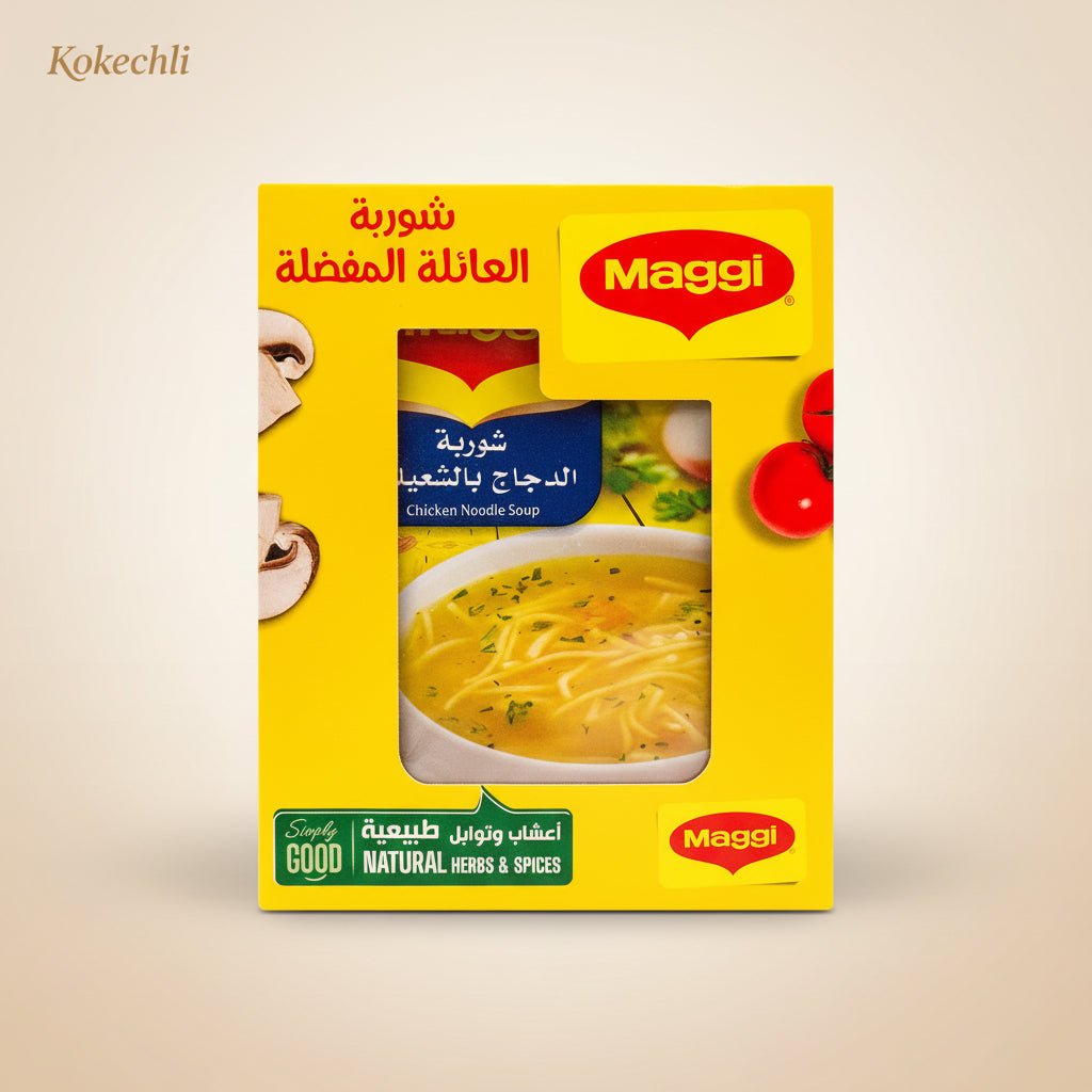 Soupe Maggi – Boîte de 12 Sachets | Bouillon Instantané Savoureux - Kokechli Maggi