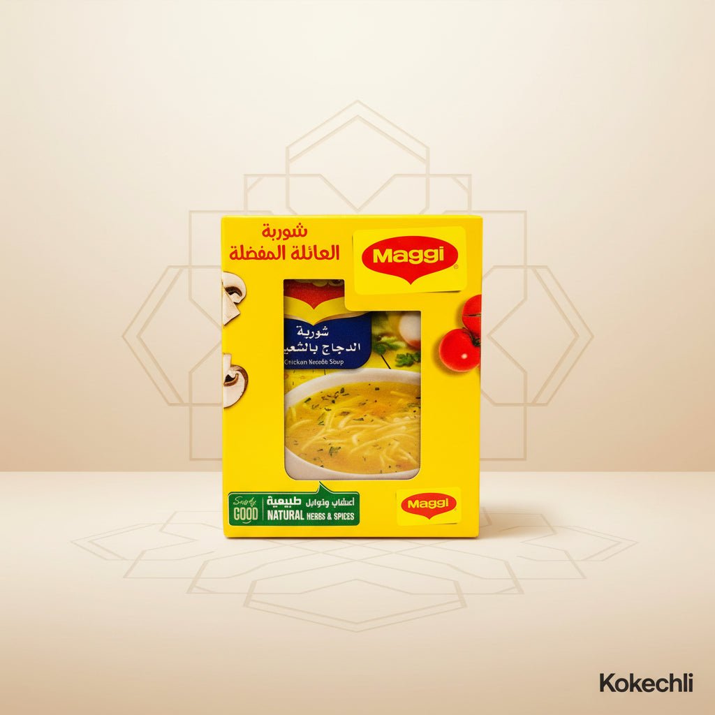 Soupe Maggi – Boîte de 12 Sachets | Bouillon Instantané Savoureux - Kokechli Maggi