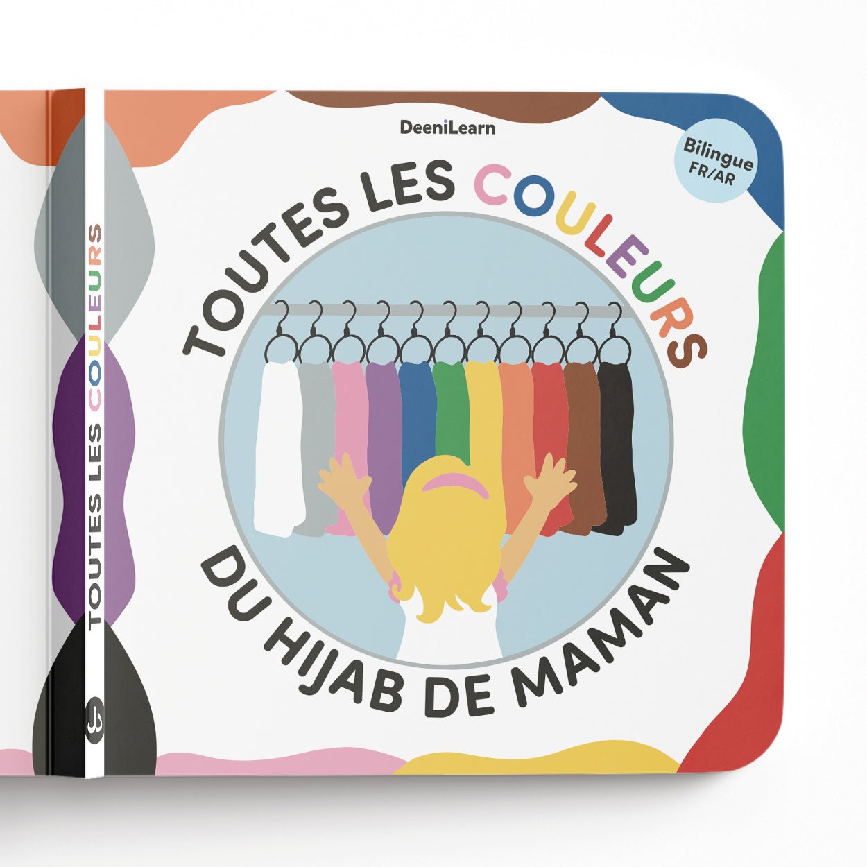 Toutes les couleurs du hijab de maman Imagier bilingue français – arabe | Dès 2 ans - KokechliDeeniLearn